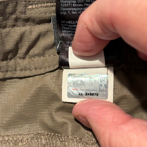 THE NORTH FACE Sz 10 Capri Bermuda Hiking Outdoor Multiple Pockets Drawstring - Picture 10 of 11